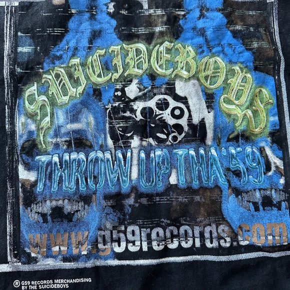 G59 Records Unisex Adult's Short-Sleeved Jewel Case Tee MP7 Black M NWOT, Rare - Picture 10 of 12